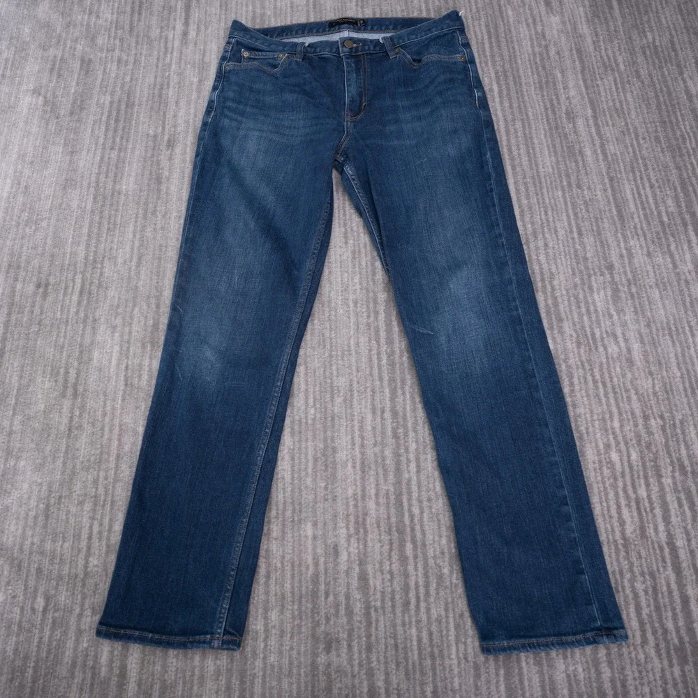 Banana Republic Slim Fit Jeans Men 34x32 Fit 33x30 Blue Good Stretch Denim Pants